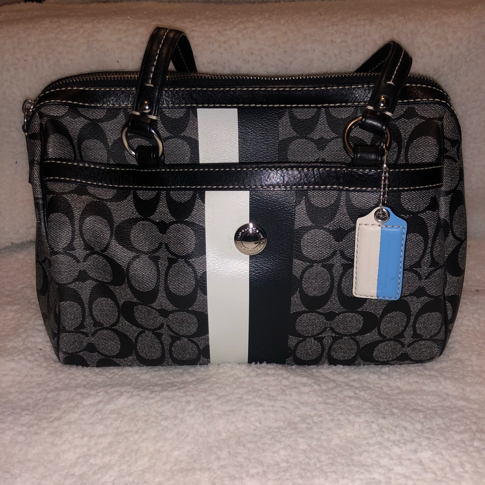 Authentic Coach barrel bag